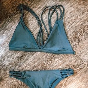 Teal bikini
